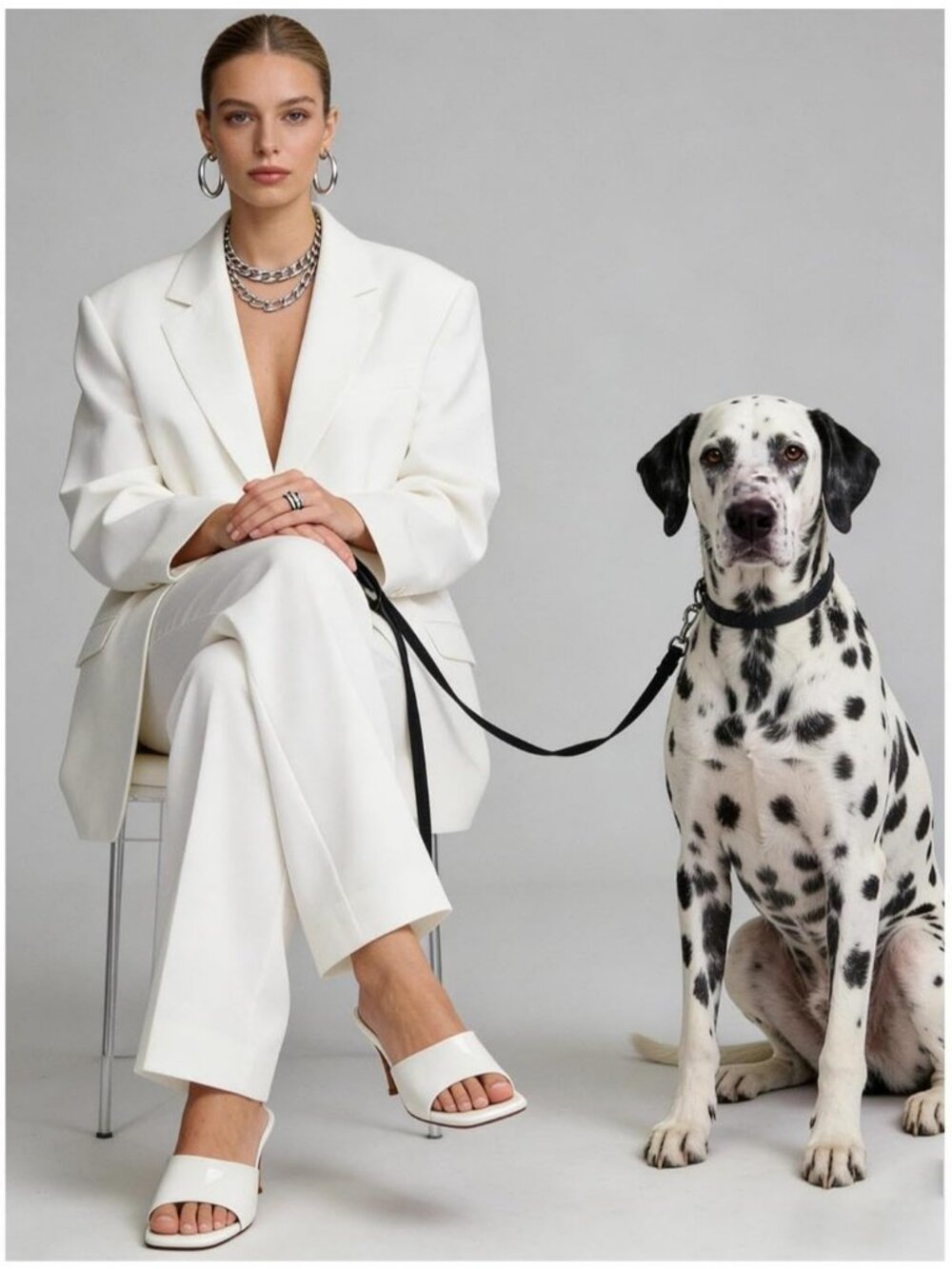 Women's Kitten Heel Stiletto C-White Low Heels Slip On Slides Square Open Toe - Picture 2 of 6